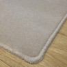Tapis sur mesure en laine couleur Mastic gamme Velvet finiton surjet Tapis sur mesure en laine couleur Mastic gamme Velvet finiton surjet