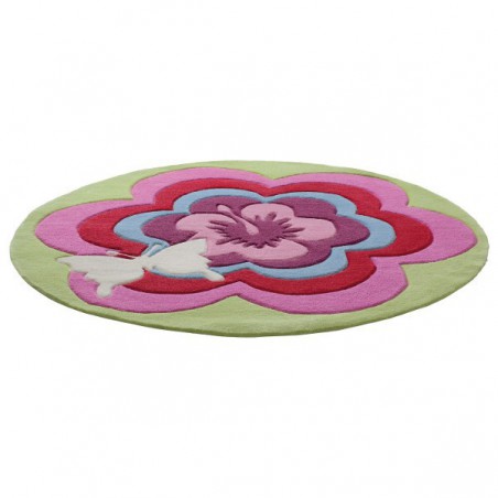 Tapis Rond pour enfant Fantasy Flower par Esprit Home Tapis Rond pour enfant Fantasy Flower par Esprit Home