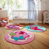 Tapis Rond pour enfant Fantasy Flower par Esprit Home Tapis Rond pour enfant Fantasy Flower par Esprit Home