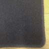 Tapis sur mesure en laine Gris Charbon gamme Velvet finition surjet Tapis sur mesure en laine Gris Charbon gamme Velvet finition surjet