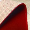 Tapis sur mesure en laine Rouge impérial gamme Velvet finition surjet Tapis sur mesure en laine Rouge impérial gamme Velvet finition surjet