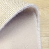 Tapis sur mesure en laine Ecru gamme Velvet finition surjet Tapis sur mesure en laine Ecru gamme Velvet finition surjet