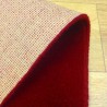 Tapis sur mesure en laine Framboise gamme Velvet finition surjet Tapis sur mesure en laine Framboise gamme Velvet finition surjet