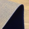Tapis sur mesure en laine Bleu Foncé gamme Velvet finition surjet Tapis sur mesure en laine Bleu Foncé gamme Velvet finition surjet