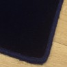 Tapis sur mesure en laine Bleu Foncé gamme Velvet finition surjet Tapis sur mesure en laine Bleu Foncé gamme Velvet finition surjet