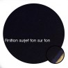 Tapis sur mesure Rond en laine Bleu Foncé gamme Velvet finition surjet Tapis sur mesure Rond en laine Bleu Foncé gamme Velvet finition surjet