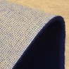 Tapis sur mesure Rond en laine Bleu Foncé gamme Velvet finition surjet Tapis sur mesure Rond en laine Bleu Foncé gamme Velvet finition surjet