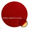 Tapis sur mesure Rond en laine Rouge impérial gamme Velvet finition surjet Tapis sur mesure Rond en laine Rouge impérial gamme Velvet finition surjet