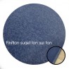 Tapis sur mesure Rond en laine Bleu Windsor gamme Velvet finition surjet Tapis sur mesure Rond en laine Bleu Windsor gamme Velvet finition surjet