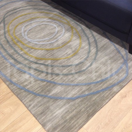 Tapis Design Beige Taupé Tivoli Circle par Arte Espina Tapis Design Beige Taupé Tivoli Circle par Arte Espina
