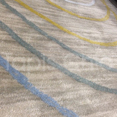 Tapis Design Beige Taupé Tivoli Circle par Arte Espina Tapis Design Beige Taupé Tivoli Circle par Arte Espina