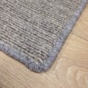 Tapis sur mesure en laine Gris Ecru gamme Axminster finition surjet Tapis sur mesure en laine Gris Ecru gamme Axminster finition surjet