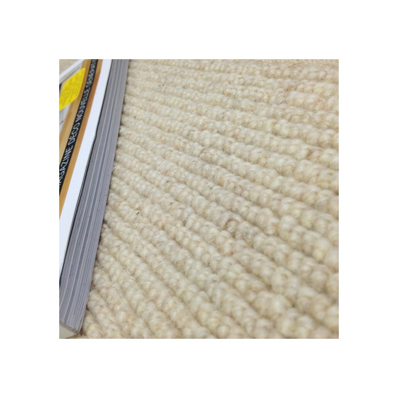 Tapis sur mesure Rond en laine Blond clair gamme Dubai