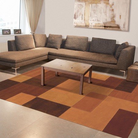 Tapis Contemporain Logarithm Marron par Arte Espina Tapis Contemporain Logarithm Marron par Arte Espina