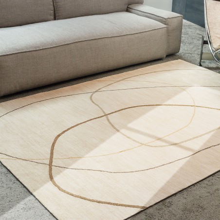Tapis Design Beige Crème Tivoli Lines par Arte Espina Tapis Design Beige Crème Tivoli Lines par Arte Espina