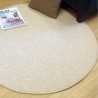 Tapis sur mesure Rond en laine Blond clair gamme Dubai Tapis sur mesure Rond en laine Blond clair gamme Dubai