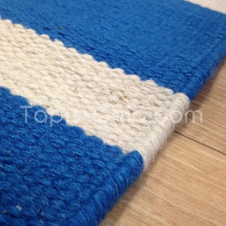 Tapis Tissé Main Simple Stripe Bleu par Esprit Home Tapis Tissé Main Simple Stripe Bleu par Esprit Home