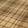 Tapis sur mesure en laine motif tartan tons beiges Tapis sur mesure en laine motif tartan tons beiges