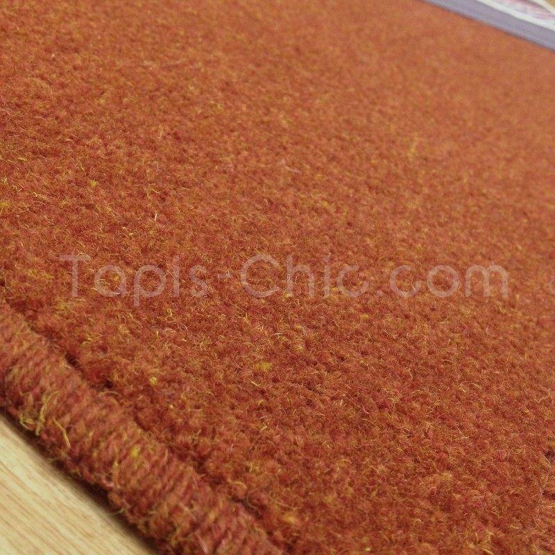 Tapis sur-mesure York Wilton Rouge Orangé Tapis Chic Collection
