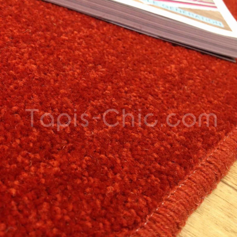 Tapis sur-mesure York Wilton Rouge Chiné Tapis Chic Collection