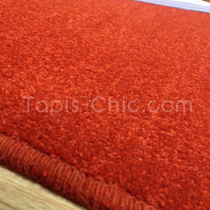 Tapis sur-mesure York Wilton Rouge Chiné Tapis Chic Collection