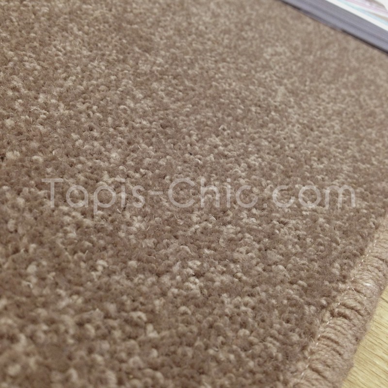 Tapis sur-mesure York Wilton Marron Taupé Tapis Chic Collection