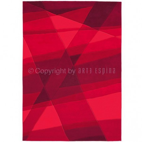 Tapis Rectangulaire Luminous Rouge par Arte Espina Tapis Rectangulaire Luminous Rouge par Arte Espina