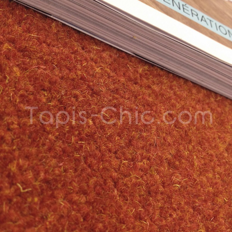 Tapis rond sur-mesure Rouge Orangé York Wilton Tapis Chic Collection