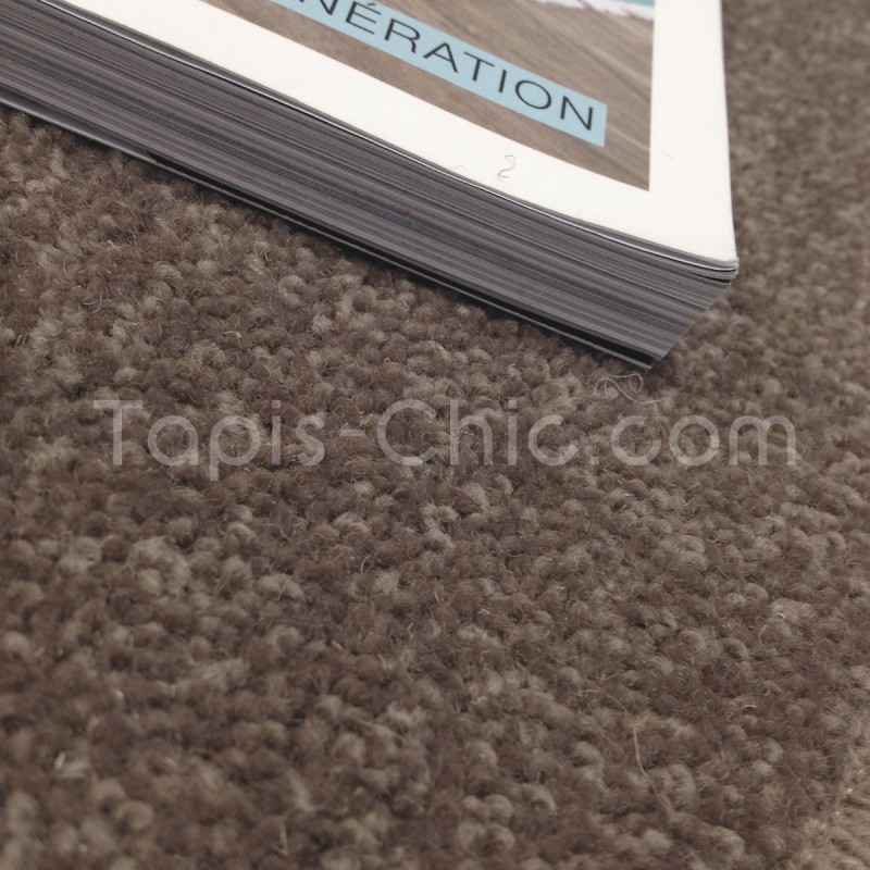 Tapis Rond sur-mesure Marron Taupé York Wilton Tapis Chic Collection