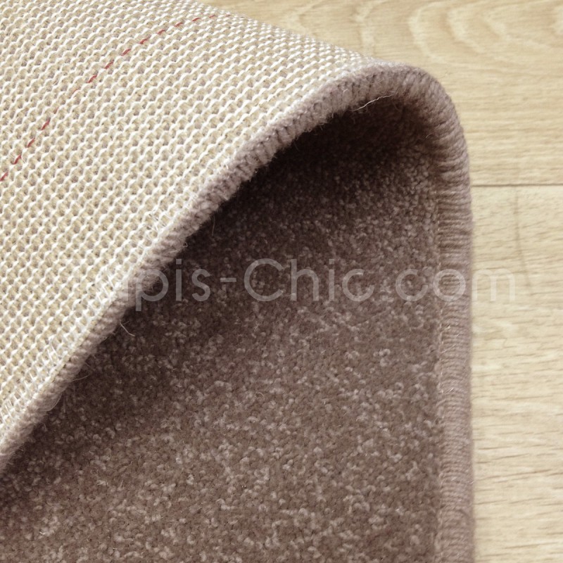 Tapis Rond sur-mesure Marron Taupé York Wilton Tapis Chic Collection