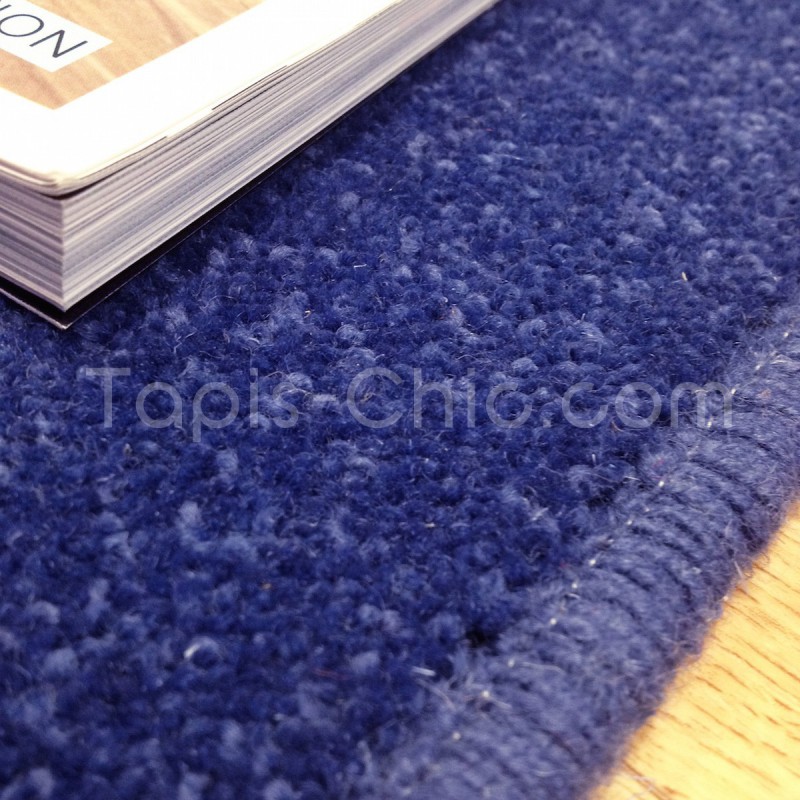 Tapis Rond sur-mesure Bleu York Wilton Tapis Chic Collection