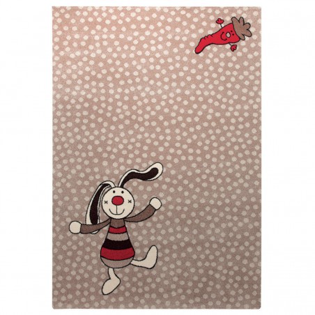 Tapis Enfant Rainbow Rabbit Beige par Sigikid Tapis Enfant Rainbow Rabbit Beige par Sigikid