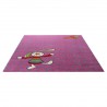 Tapis Enfant Rainbow Rabbit Rose par Sigikid