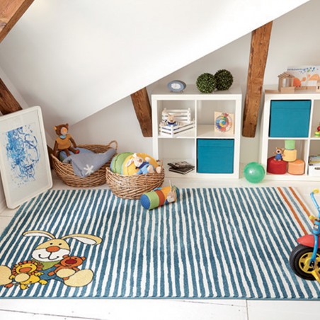 Tapis Enfant Bunny Bleu par Sigikid Tapis Enfant Bunny Bleu par Sigikid