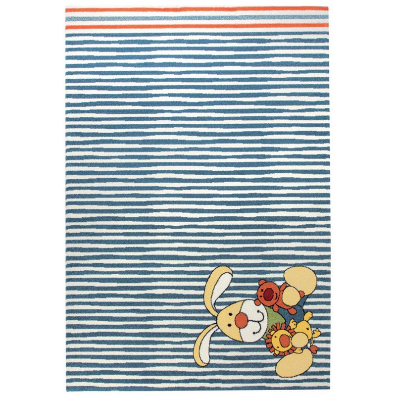 Tapis Enfant Bunny Bleu par Sigikid