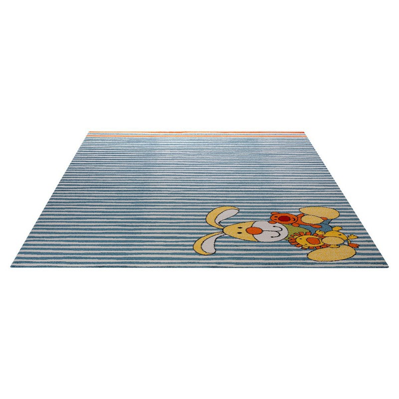 Tapis Enfant Bunny Bleu par Sigikid