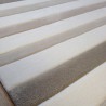 Tapis rayé beige et ivoire par Tapis Chic Collection