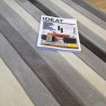 Tapis rayé gris et écru par Tapis Chic Collection Tapis rayé gris et écru par Tapis Chic Collection