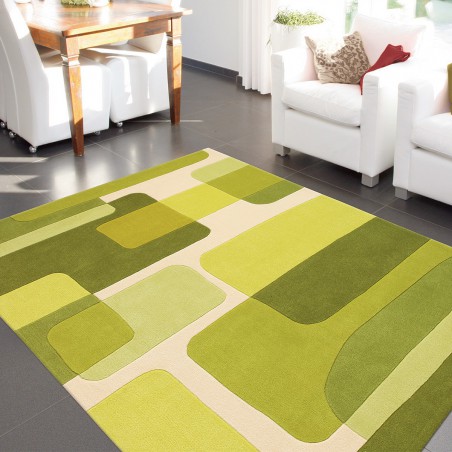Tapis Pop Art Vert par Arte Espina Tapis Pop Art Vert par Arte Espina
