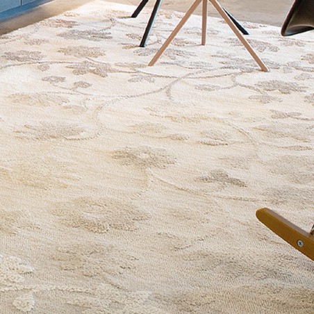 Tapis de Salon Floral Work Beige par Arte Espina Tapis de Salon Floral Work Beige par Arte Espina