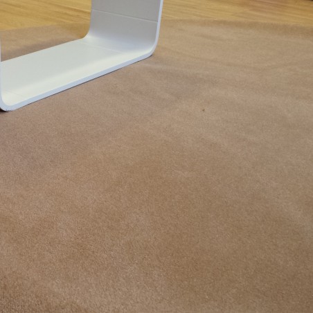 Tapis sur mesure Rond en laine Camel gamme Velvet finition surjet Tapis sur mesure Rond en laine Camel gamme Velvet finition surjet