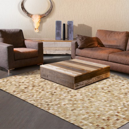 Tapis en Cuir Pioneer Sable par Arte Espina Tapis en Cuir Pioneer Sable par Arte Espina