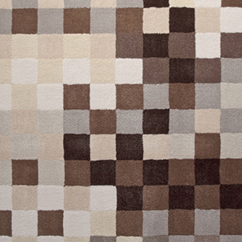Tapis Pixel beige, gris et chocolat par Esprit Home