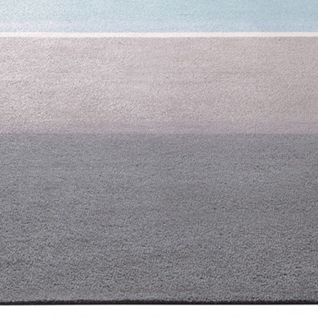 Tapis Esprit Home en acrylique bleu, taupe et sable Tapis Esprit Home en acrylique bleu, taupe et sable