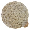 Tapis Shaggy blanc écru rond sur mesure par Tapis Chic Collection Tapis Shaggy blanc écru rond sur mesure par Tapis Chic Collection