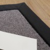 Tapis sur mesure gris en laine gansé coton par Tapis Chic Collection Tapis sur mesure gris en laine gansé coton par Tapis Chic Collection
