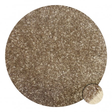 Tapis rond sur-mesure beige par Tapis Chic Collection Tapis rond sur-mesure beige par Tapis Chic Collection