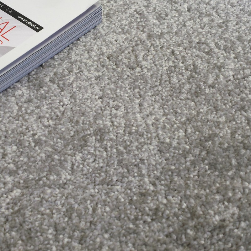 Tapis rond sur-mesure gris clair par Tapis Chic Collection