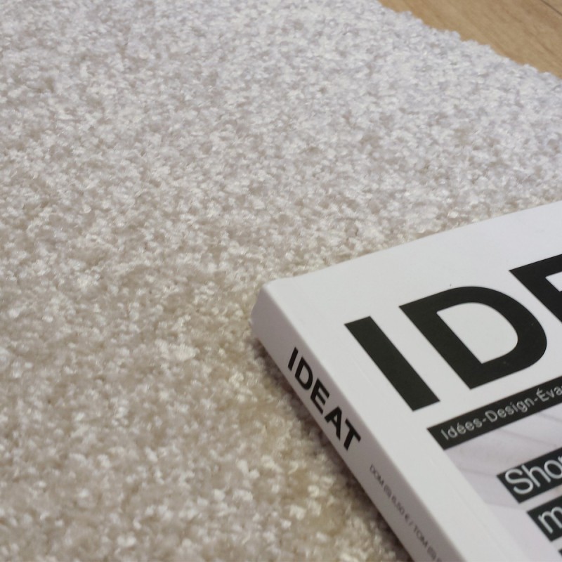 Tapis rond sur-mesure écru par Tapis Chic Collection