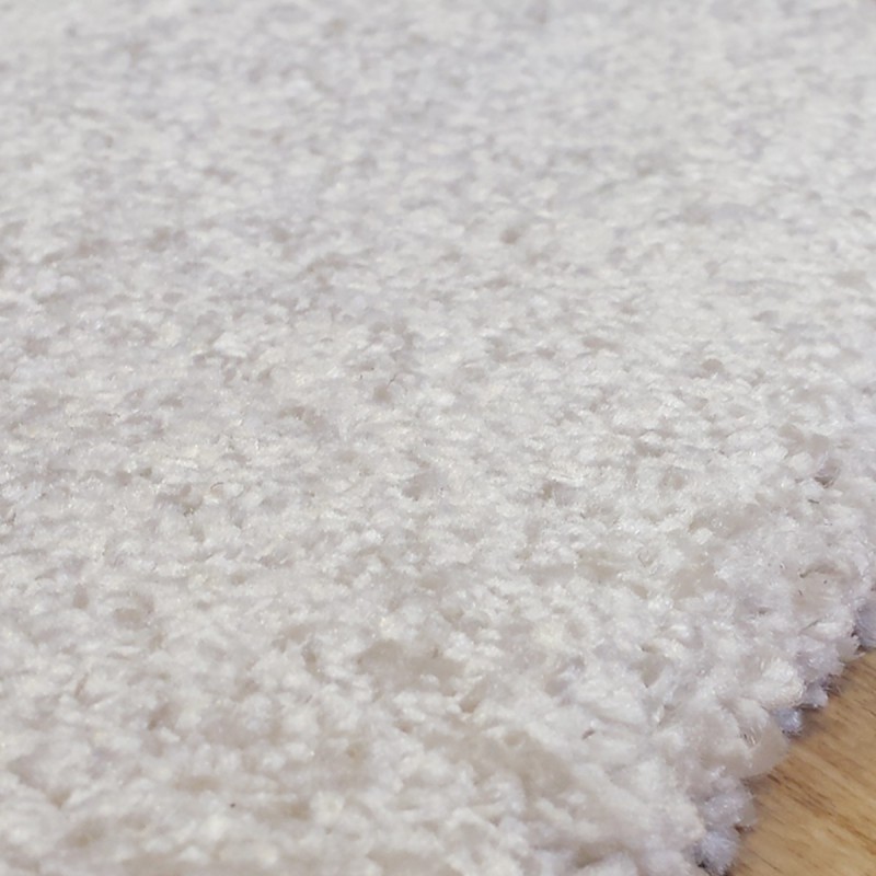 Tapis rond sur-mesure écru par Tapis Chic Collection